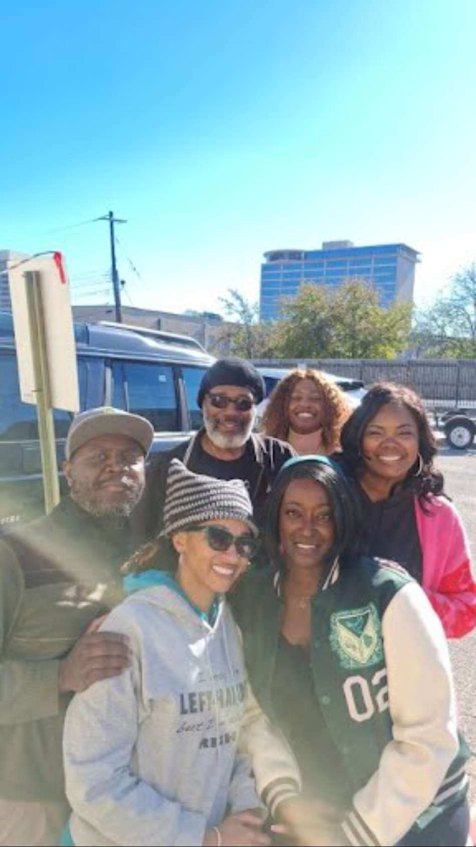Mr. Gary Whitlow + Ms. Betina Hunt + Ms. Chasidy Byrd + Ms. Michelle Britteneum + Ms. Tina Byrd + Gilbert Barnes Carter III (Courtesy of Ms. Tina Byrd)