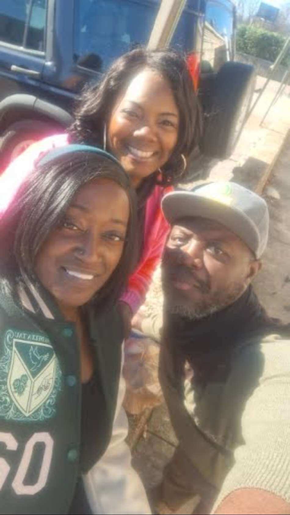 Ms. Betina Hunt + Ms. Tina Byrd + Gilbert Barnes Carter III (Courtesy of Ms. Tina Byrd)